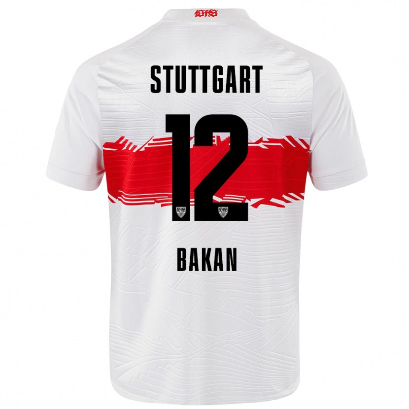 Danxen Damen Eren Bakan #12 Weiß Rot Heimtrikot Trikot 2025/26 T-Shirt Österreich