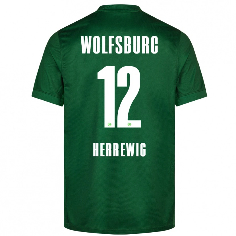 Danxen Damen Max Herrewig #12 Grün Weiß Heimtrikot Trikot 2025/26 T-Shirt Österreich