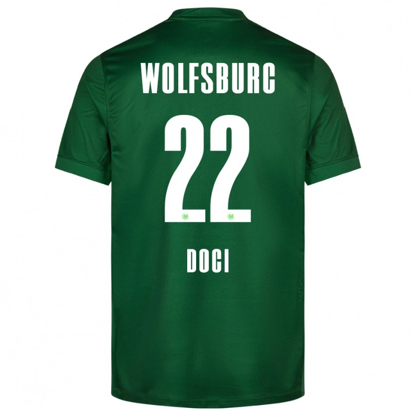 Danxen Damen Adrian Doci #22 Grün Weiß Heimtrikot Trikot 2025/26 T-Shirt Österreich