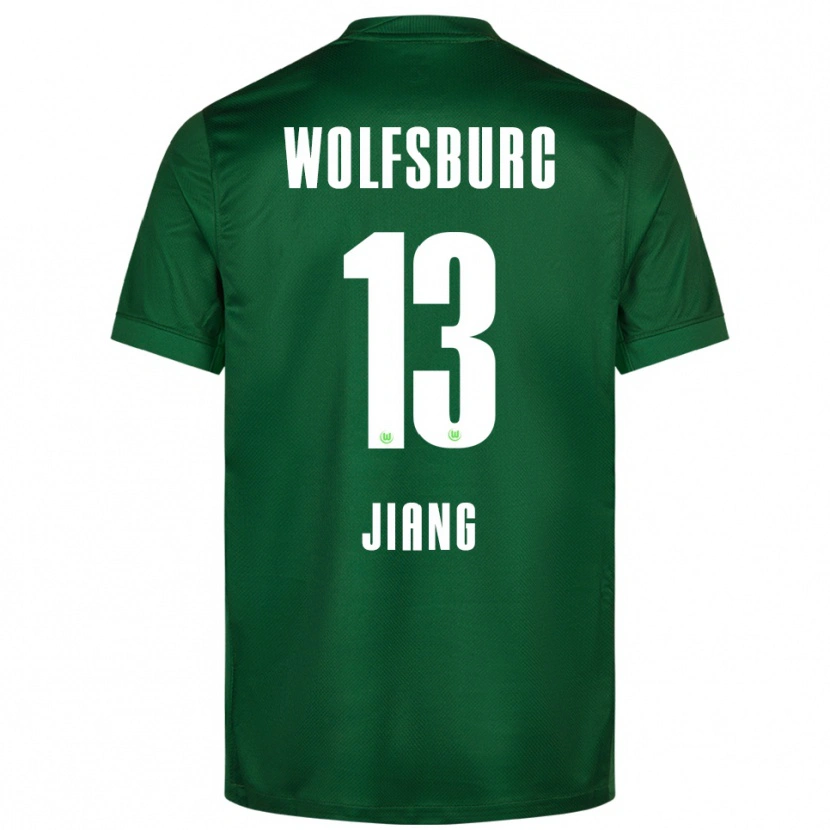 Danxen Damen Jingqi Jiang #13 Grün Weiß Heimtrikot Trikot 2025/26 T-Shirt Österreich