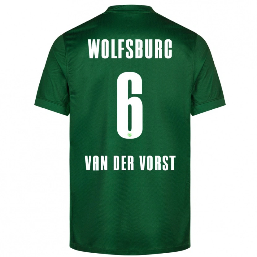 Danxen Damen Fynn Van Der Vorst #6 Grün Weiß Heimtrikot Trikot 2025/26 T-Shirt Österreich