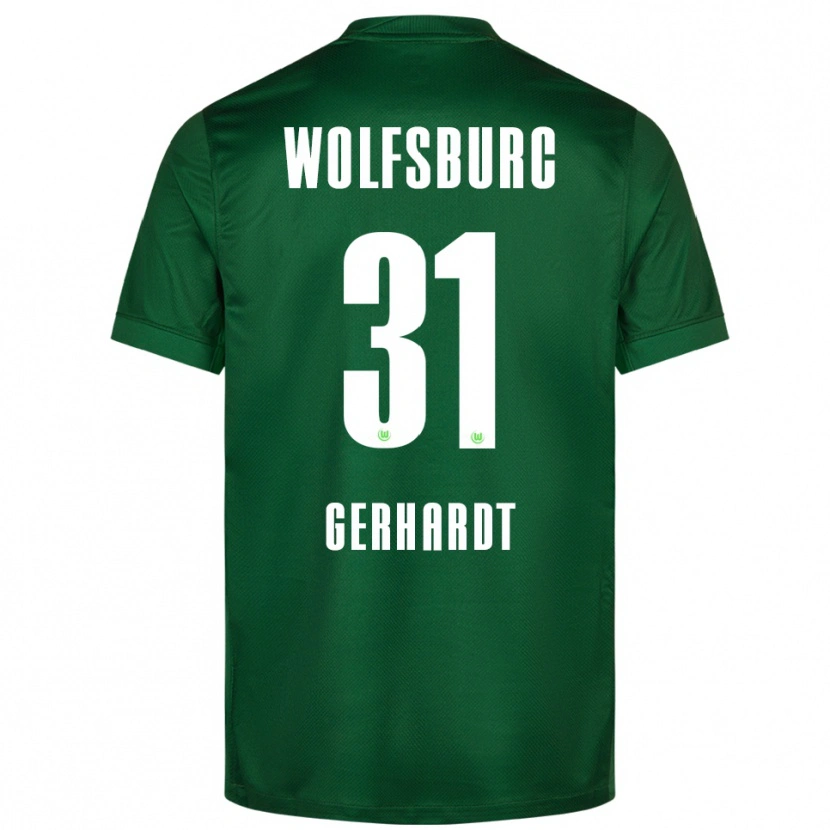 Danxen Damen Yannick Gerhardt #31 Grün Weiß Heimtrikot Trikot 2025/26 T-Shirt Österreich