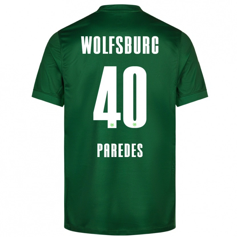 Danxen Damen Kevin Paredes #40 Grün Weiß Heimtrikot Trikot 2025/26 T-Shirt Österreich