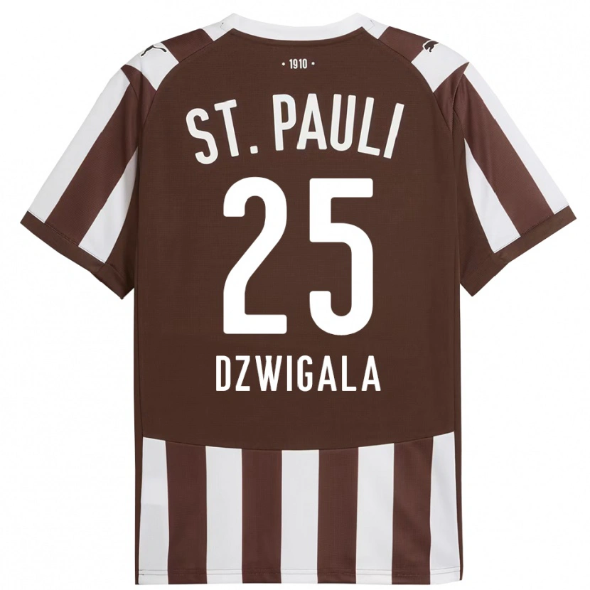 Danxen Damen Adam Dzwigala #25 Kaffee Weiß Heimtrikot Trikot 2025/26 T-Shirt Österreich