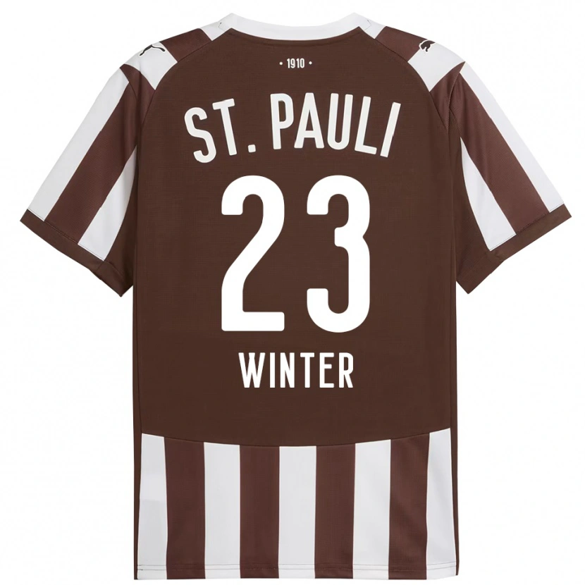 Danxen Damen Nik Winter #23 Kaffee Weiß Heimtrikot Trikot 2025/26 T-Shirt Österreich
