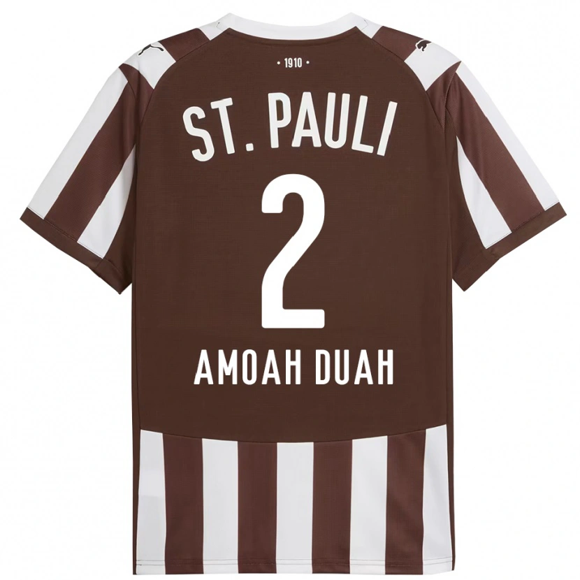 Danxen Damen Reuel Amoah Duah #2 Kaffee Weiß Heimtrikot Trikot 2025/26 T-Shirt Österreich