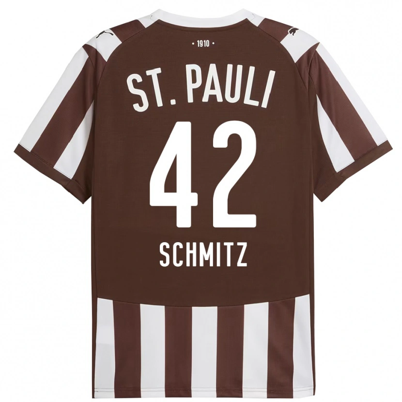 Danxen Damen Marwin Schmitz #42 Kaffee Weiß Heimtrikot Trikot 2025/26 T-Shirt Österreich