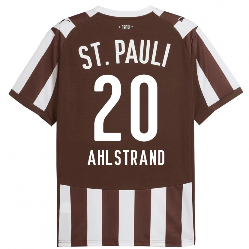Danxen Damen Erik Ahlstrand #20 Kaffee Weiß Heimtrikot Trikot 2025/26 T-Shirt Österreich