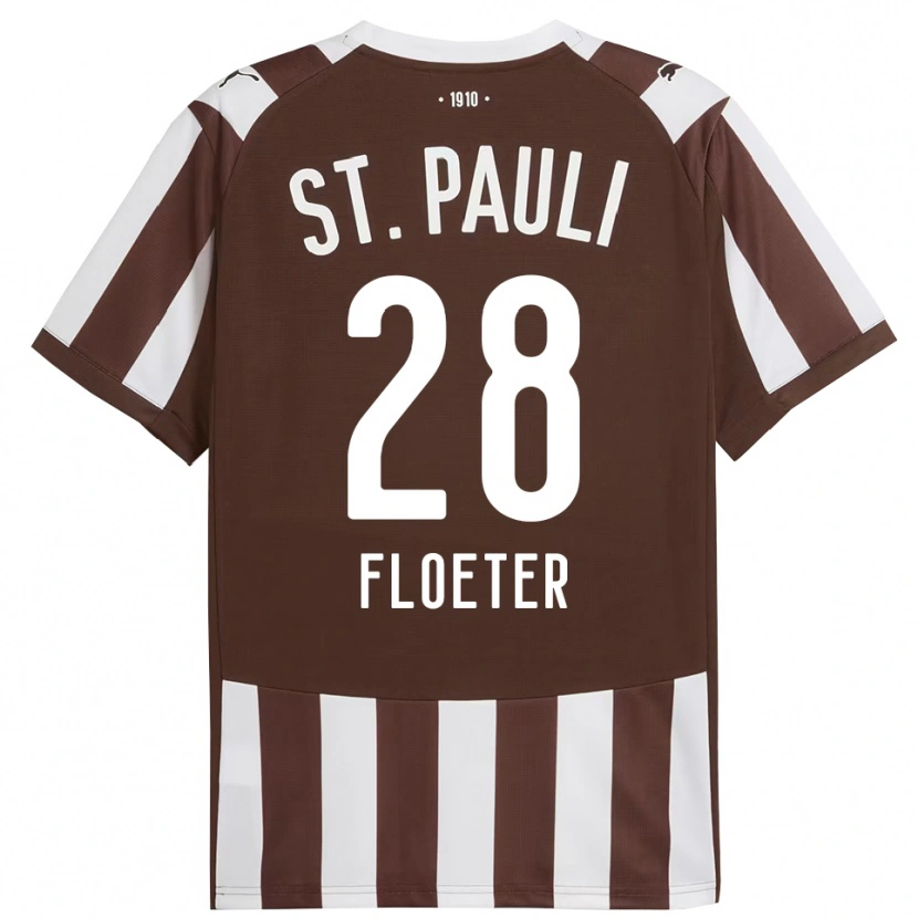 Danxen Damen Joline Floeter #28 Kaffee Weiß Heimtrikot Trikot 2025/26 T-Shirt Österreich