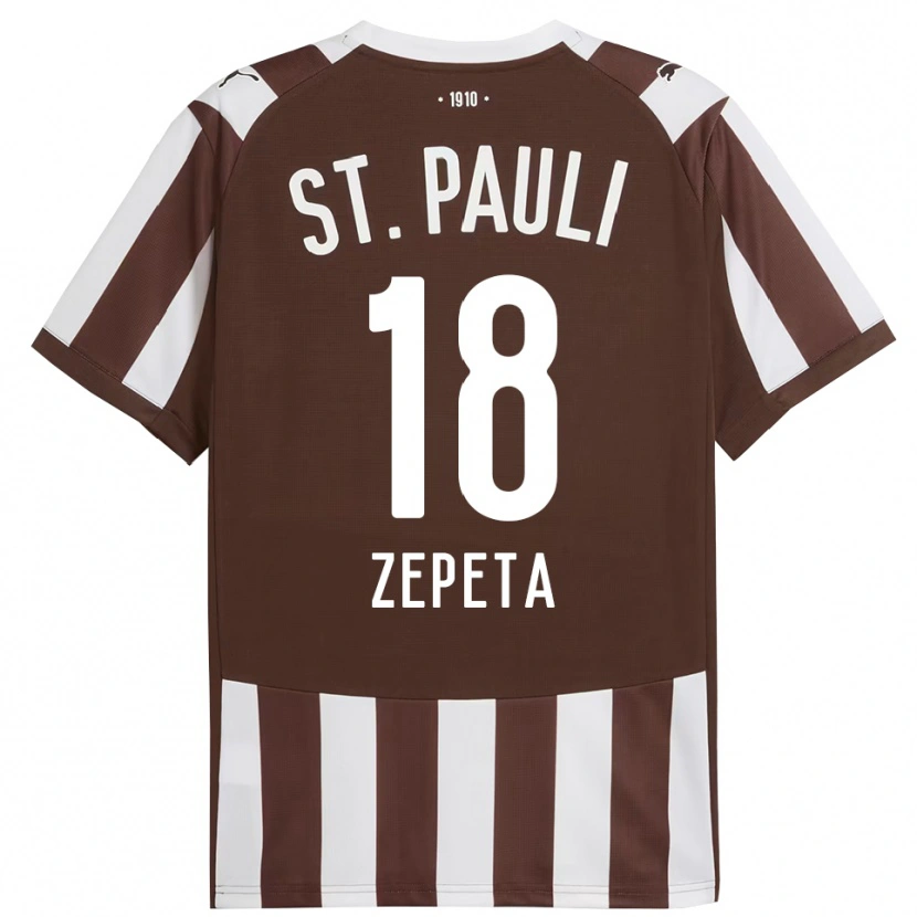 Danxen Damen Atakan Zepeta #18 Kaffee Weiß Heimtrikot Trikot 2025/26 T-Shirt Österreich