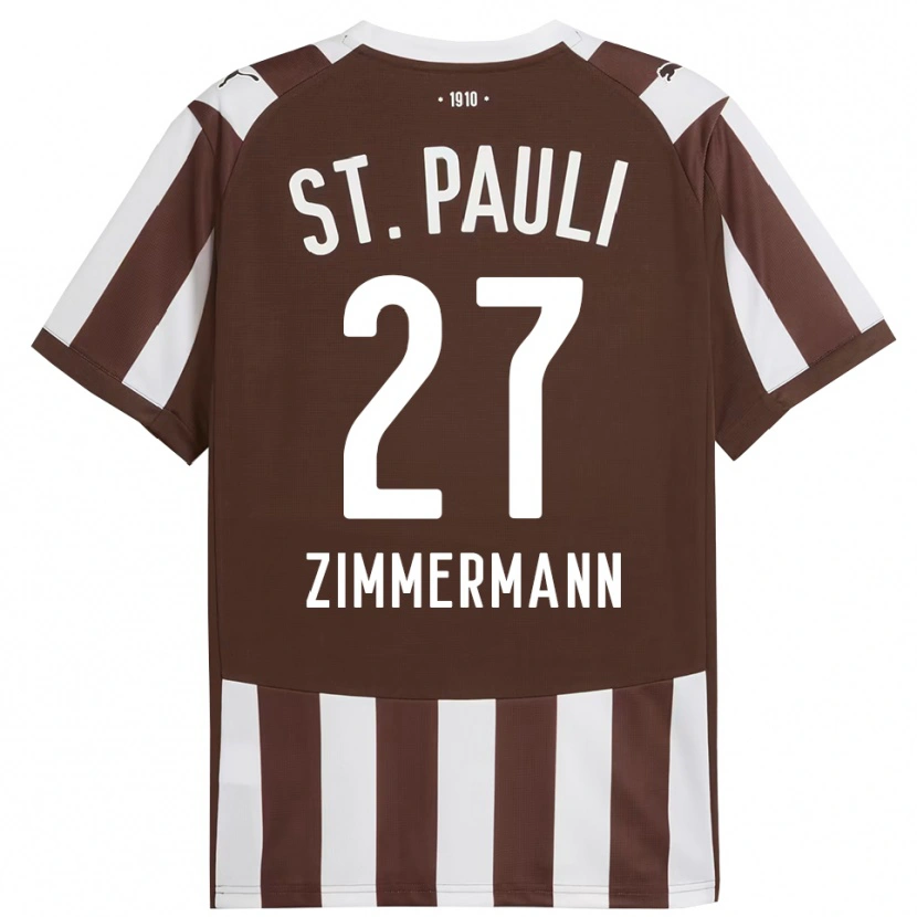 Danxen Damen Tara Zimmermann #27 Kaffee Weiß Heimtrikot Trikot 2025/26 T-Shirt Österreich
