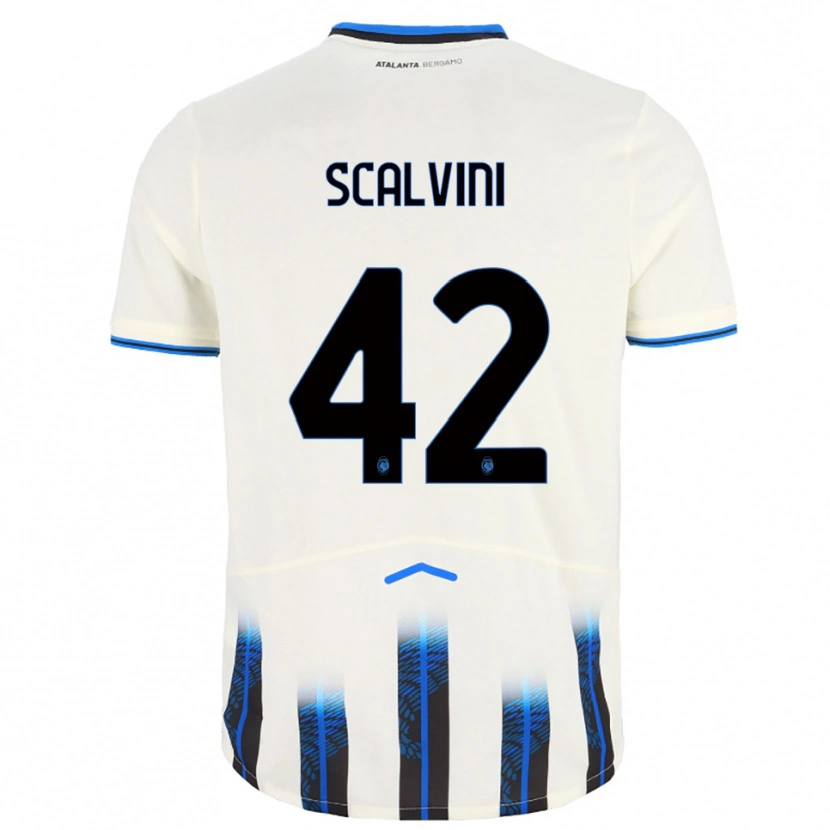 Danxen Damen Giorgio Scalvini #42 Weiß Blau Auswärtstrikot Trikot 2025/26 T-Shirt Österreich