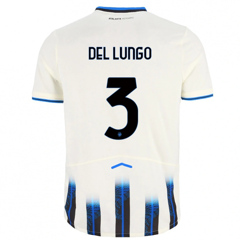Danxen Damen Tommaso Del Lungo #3 Weiß Blau Auswärtstrikot Trikot 2025/26 T-Shirt Österreich