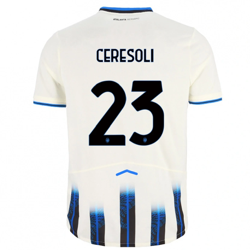 Danxen Damen Andrea Ceresoli #23 Weiß Blau Auswärtstrikot Trikot 2025/26 T-Shirt Österreich
