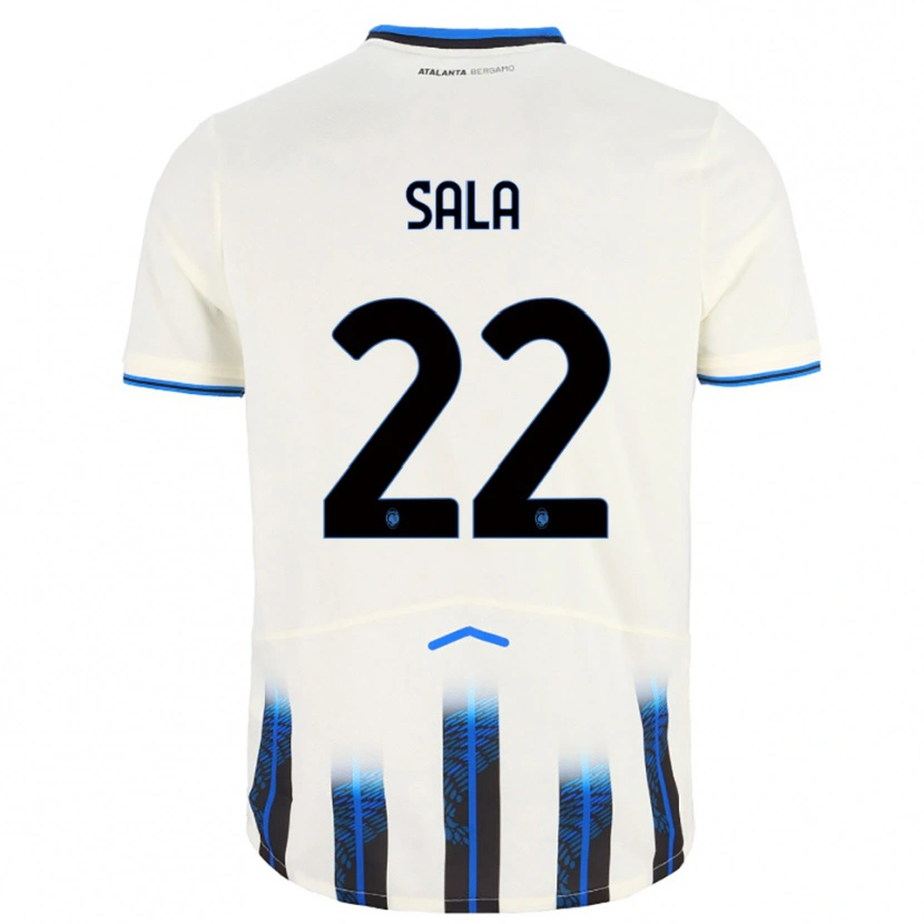 Danxen Damen Lorenzo Sala #22 Weiß Blau Auswärtstrikot Trikot 2025/26 T-Shirt Österreich