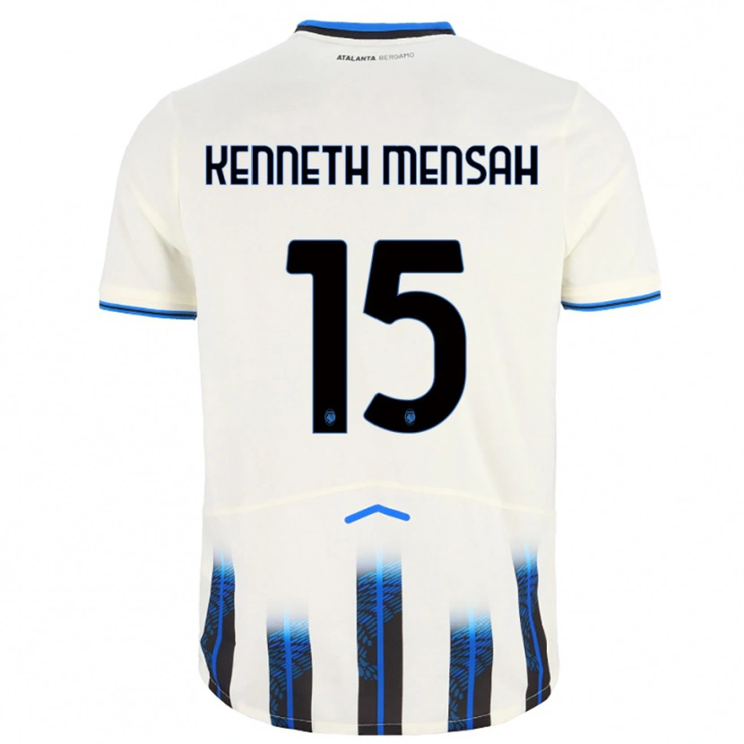 Danxen Damen Anthony Mensah #15 Weiß Blau Auswärtstrikot Trikot 2025/26 T-Shirt Österreich