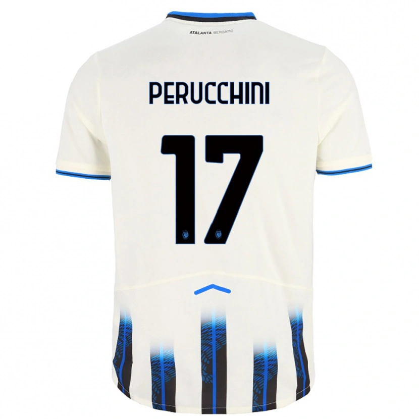 Danxen Damen Simone Perucchini #17 Weiß Blau Auswärtstrikot Trikot 2025/26 T-Shirt Österreich