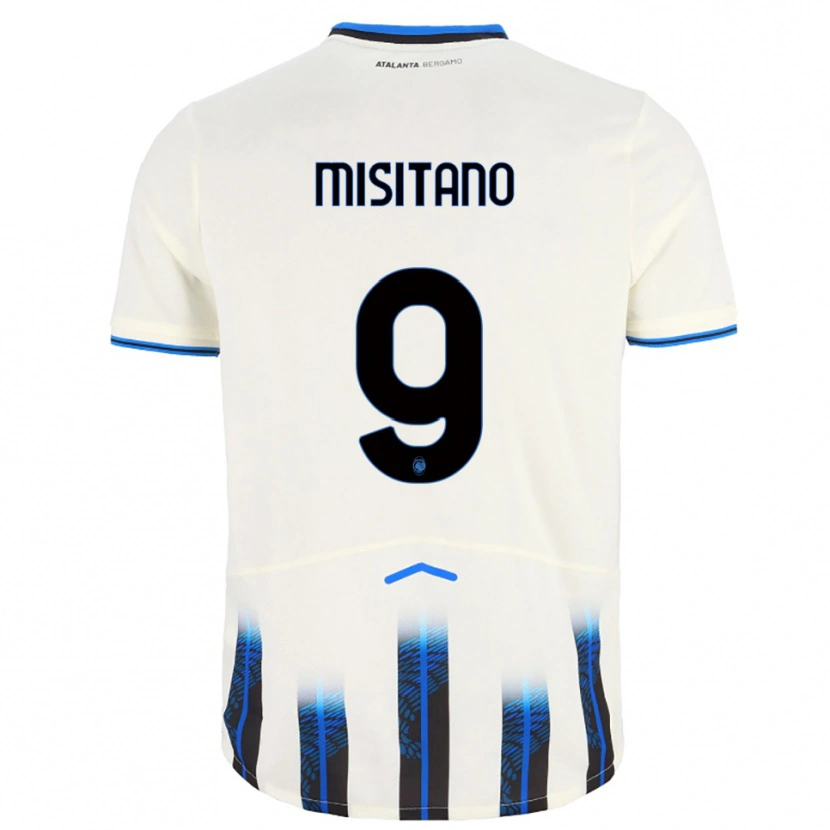Danxen Damen Giulio Misitano #9 Weiß Blau Auswärtstrikot Trikot 2025/26 T-Shirt Österreich
