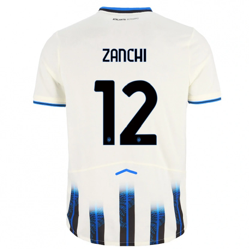 Danxen Damen Edoardo Zanchi #12 Weiß Blau Auswärtstrikot Trikot 2025/26 T-Shirt Österreich