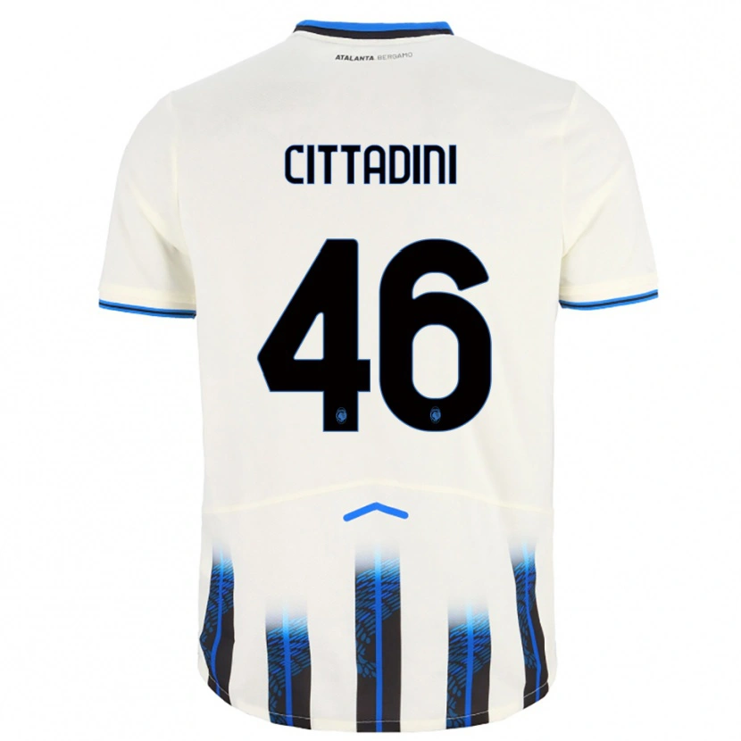 Danxen Damen Giorgio Cittadini #46 Weiß Blau Auswärtstrikot Trikot 2025/26 T-Shirt Österreich