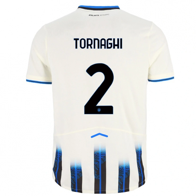 Danxen Damen Pietro Tornaghi #2 Weiß Blau Auswärtstrikot Trikot 2025/26 T-Shirt Österreich