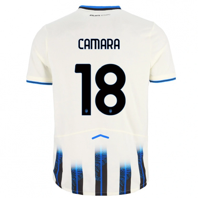 Danxen Damen Ibrahima Camara #18 Weiß Blau Auswärtstrikot Trikot 2025/26 T-Shirt Österreich