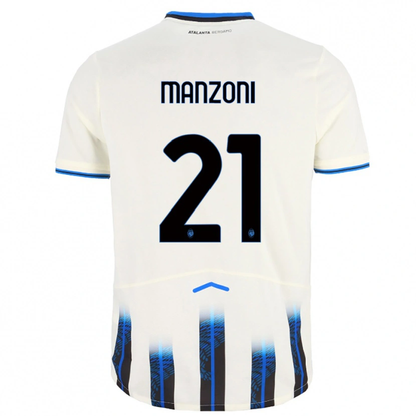 Danxen Damen Alberto Manzoni #21 Weiß Blau Auswärtstrikot Trikot 2025/26 T-Shirt Österreich