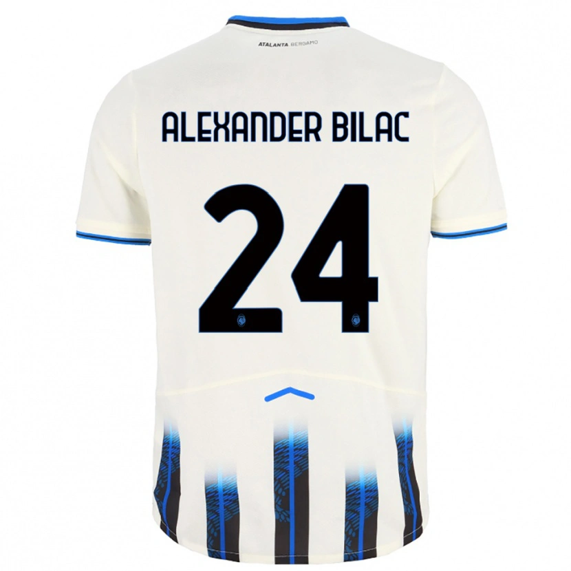 Danxen Damen Max Bilac #24 Weiß Blau Auswärtstrikot Trikot 2025/26 T-Shirt Österreich