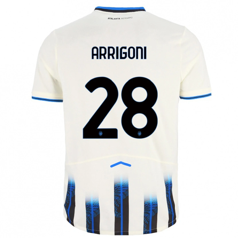 Danxen Damen Mattia Arrigoni #28 Weiß Blau Auswärtstrikot Trikot 2025/26 T-Shirt Österreich