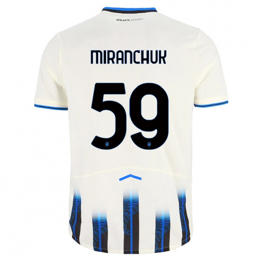 Danxen Damen Aleksey Miranchuk #59 Weiß Blau Auswärtstrikot Trikot 2025/26 T-Shirt Österreich