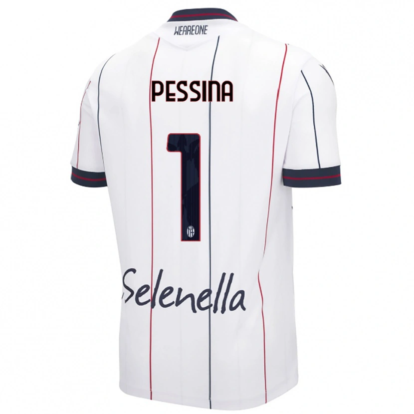 Danxen Damen Massimo Pessina #1 Weiß Königsblau Auswärtstrikot Trikot 2025/26 T-Shirt Österreich