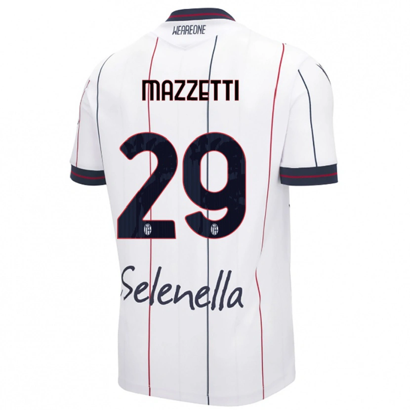 Danxen Damen Gabriele Mazzetti #29 Weiß Königsblau Auswärtstrikot Trikot 2025/26 T-Shirt Österreich
