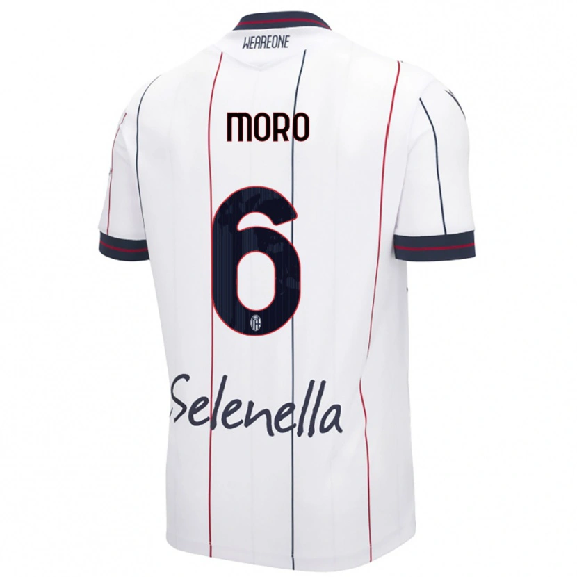 Danxen Damen Nikola Moro #6 Weiß Königsblau Auswärtstrikot Trikot 2025/26 T-Shirt Österreich