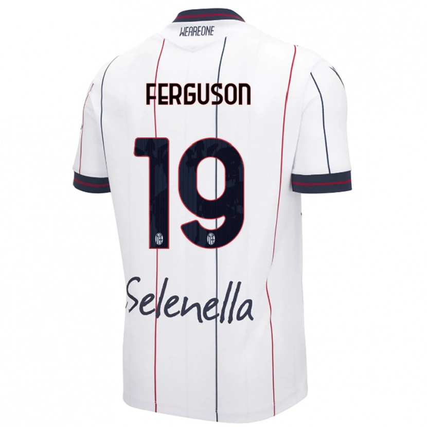 Danxen Damen Lewis Ferguson #19 Weiß Königsblau Auswärtstrikot Trikot 2025/26 T-Shirt Österreich