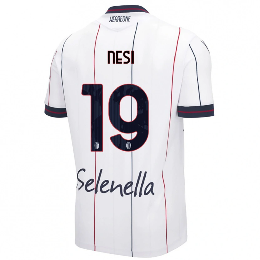 Danxen Damen Luca Nesi #19 Weiß Königsblau Auswärtstrikot Trikot 2025/26 T-Shirt Österreich
