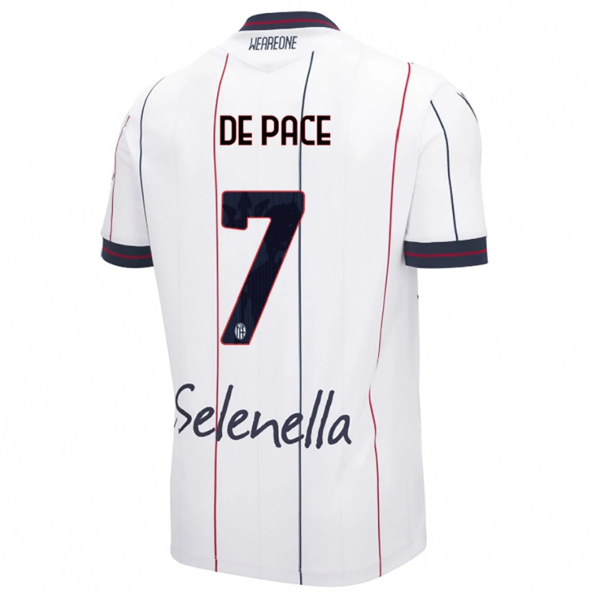 Danxen Damen Piervincenzo De Pace #7 Weiß Königsblau Auswärtstrikot Trikot 2025/26 T-Shirt Österreich
