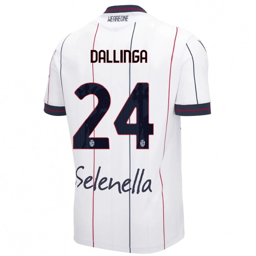 Danxen Damen Thijs Dallinga #24 Weiß Königsblau Auswärtstrikot Trikot 2025/26 T-Shirt Österreich
