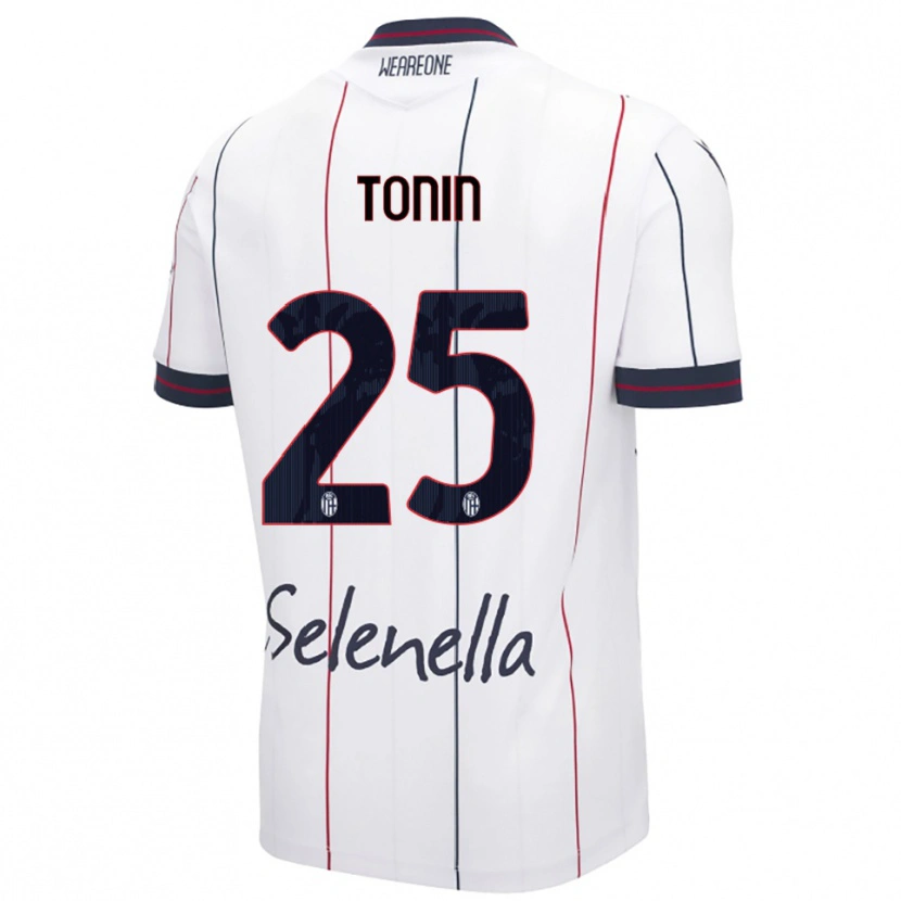 Danxen Damen Federico Tonin #25 Weiß Königsblau Auswärtstrikot Trikot 2025/26 T-Shirt Österreich