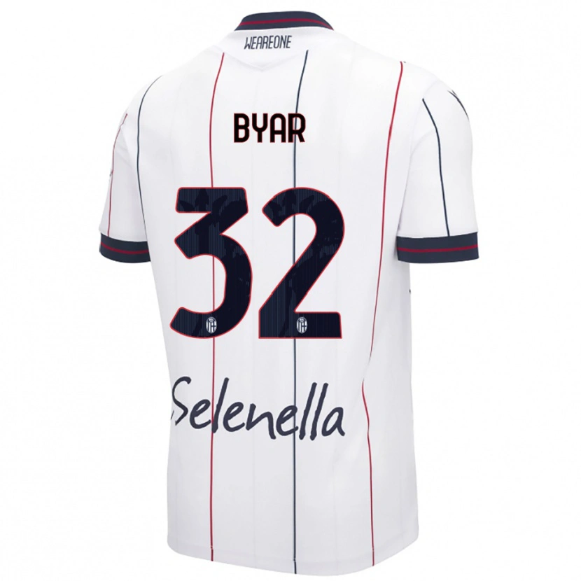 Danxen Damen Naïm Byar #32 Weiß Königsblau Auswärtstrikot Trikot 2025/26 T-Shirt Österreich