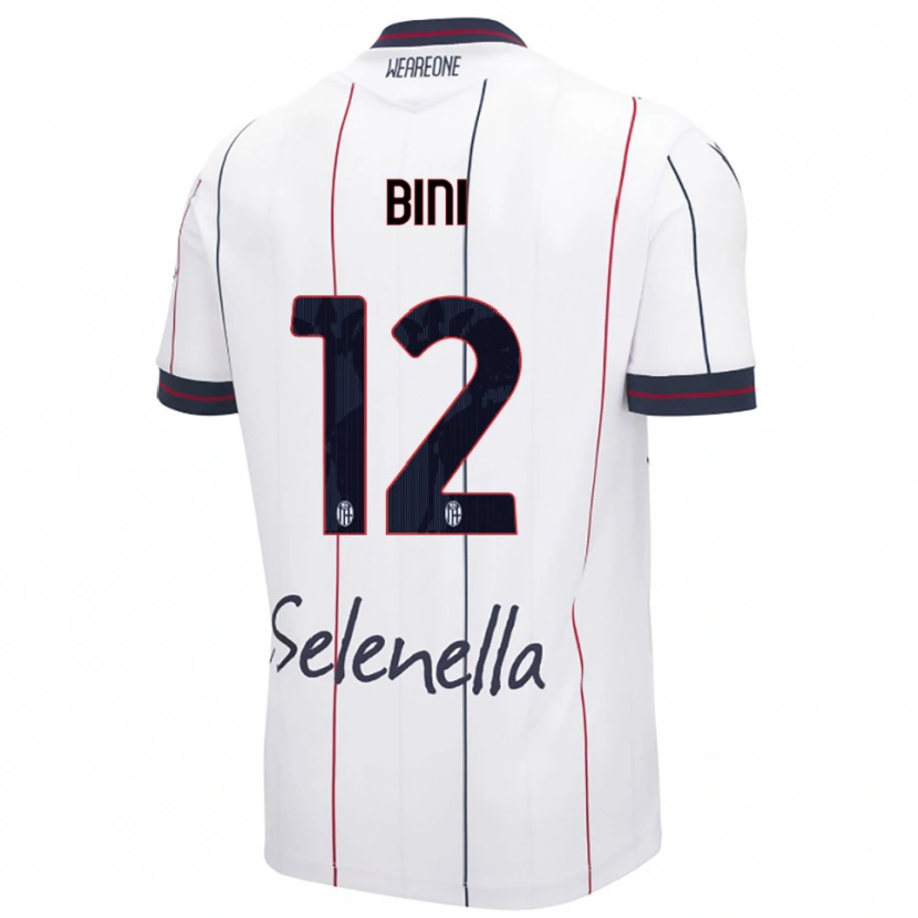 Danxen Damen Cesare Bini #12 Weiß Königsblau Auswärtstrikot Trikot 2025/26 T-Shirt Österreich