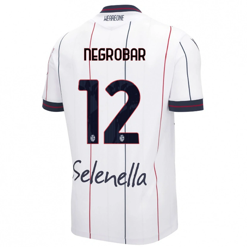 Danxen Damen Lucas Negrobar #12 Weiß Königsblau Auswärtstrikot Trikot 2025/26 T-Shirt Österreich