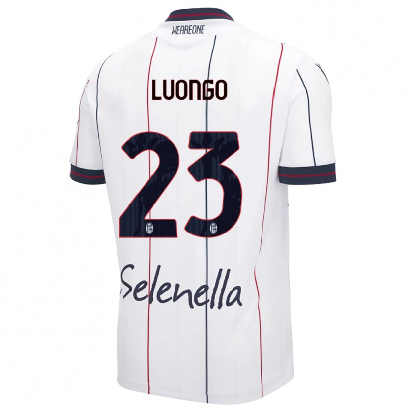 Danxen Damen Francesco Luongo #23 Weiß Königsblau Auswärtstrikot Trikot 2025/26 T-Shirt Österreich