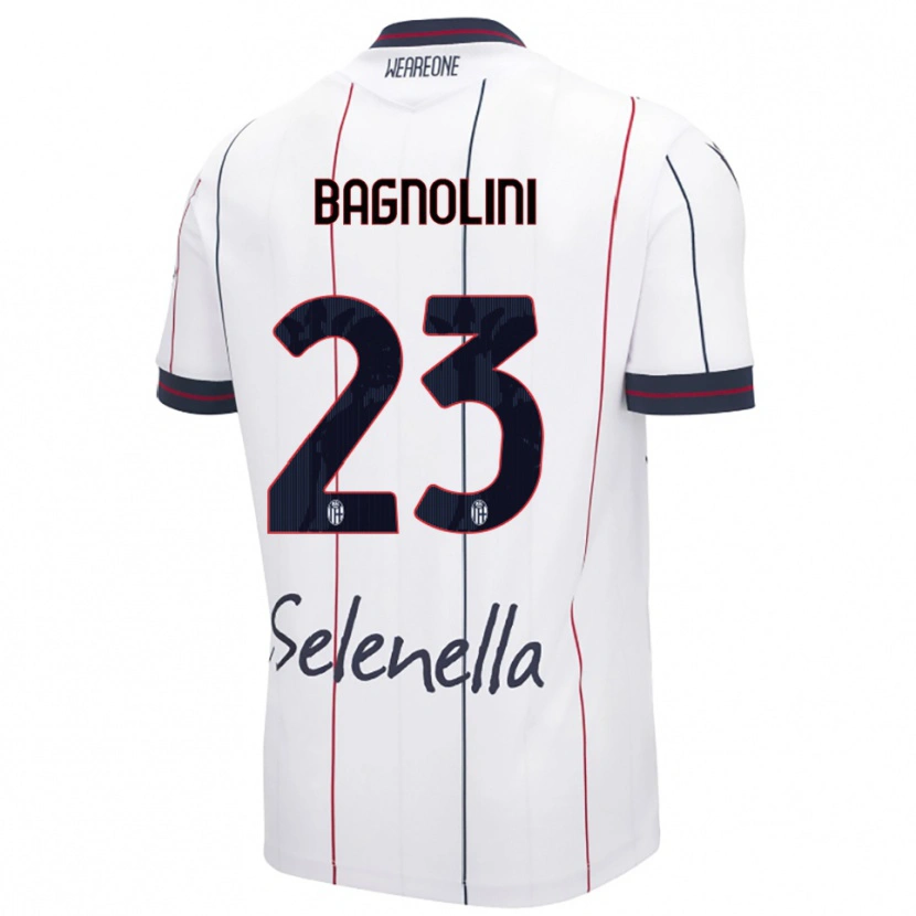Danxen Damen Nicola Bagnolini #23 Weiß Königsblau Auswärtstrikot Trikot 2025/26 T-Shirt Österreich