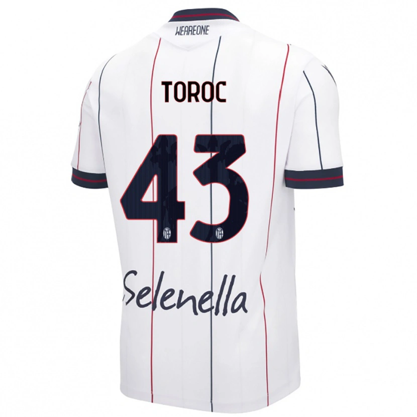 Danxen Damen Andrei Toroc #43 Weiß Königsblau Auswärtstrikot Trikot 2025/26 T-Shirt Österreich