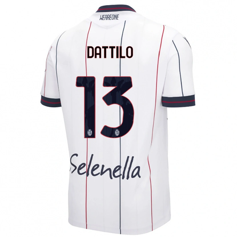 Danxen Damen Gabriel Dattilo #13 Weiß Königsblau Auswärtstrikot Trikot 2025/26 T-Shirt Österreich