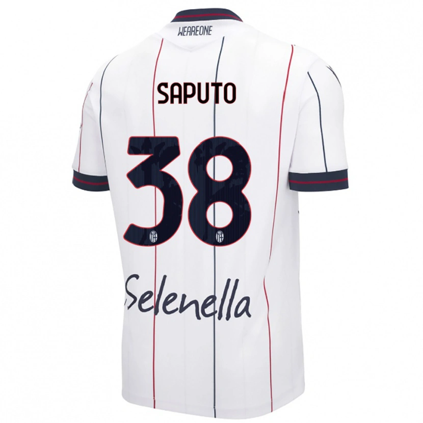 Danxen Damen Jesse Saputo #38 Weiß Königsblau Auswärtstrikot Trikot 2025/26 T-Shirt Österreich