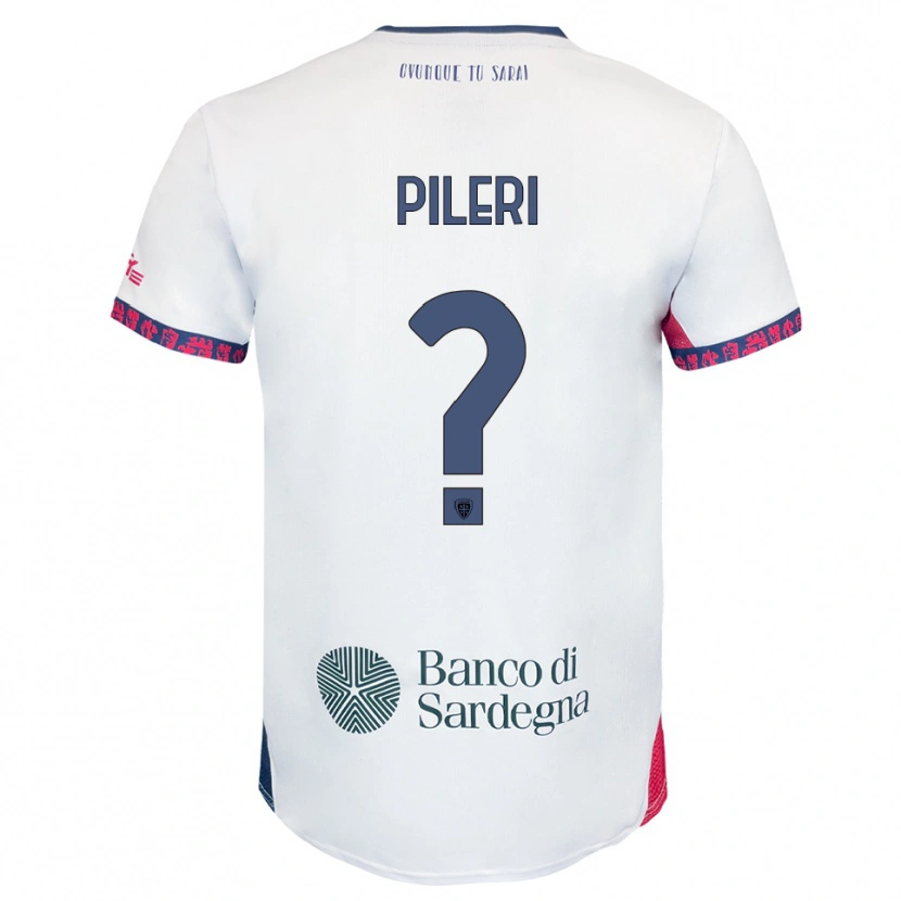 Danxen Damen Matteo Pileri #0 Weiß Marineblau Rot Auswärtstrikot Trikot 2025/26 T-Shirt Österreich