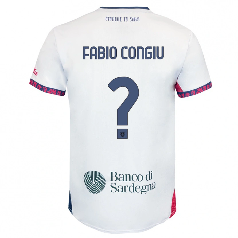 Danxen Damen Fabio Congiu #0 Weiß Marineblau Rot Auswärtstrikot Trikot 2025/26 T-Shirt Österreich