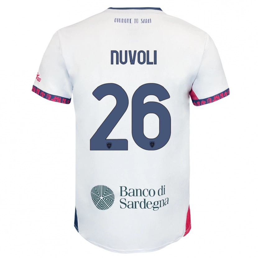 Danxen Damen Matteo Nuvoli #26 Weiß Marineblau Rot Auswärtstrikot Trikot 2025/26 T-Shirt Österreich