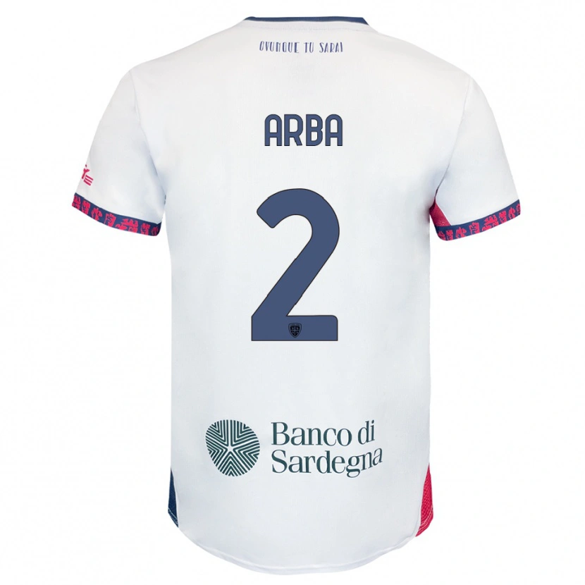 Danxen Damen Federico Arba #2 Weiß Marineblau Rot Auswärtstrikot Trikot 2025/26 T-Shirt Österreich